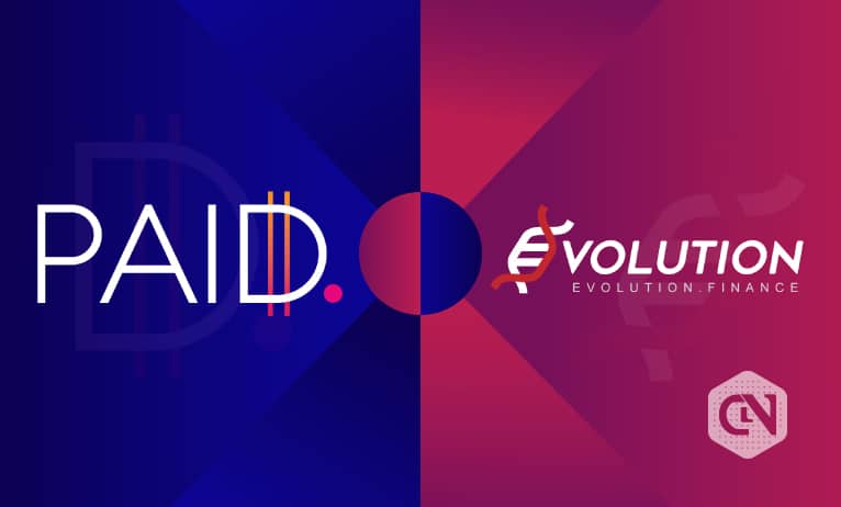 Evolution Finance与PAID Network互助支持DeFi