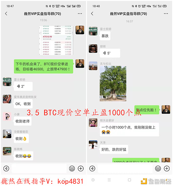 巍然说币：比特币反弹乏力晚间担任环抱47500去空