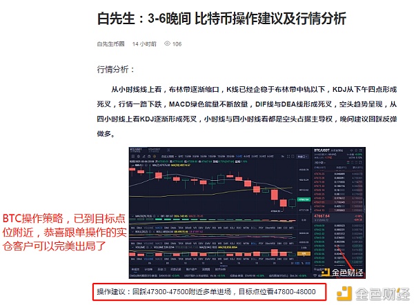 白先生：3/7BTC多单构造斩获3474个点