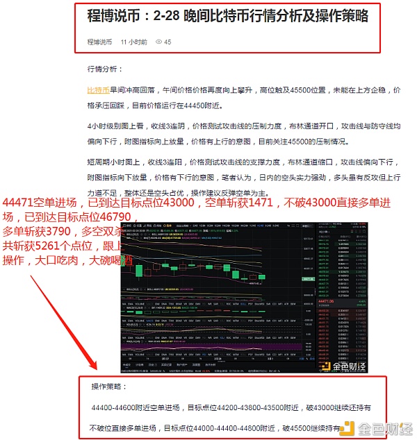 程博说币：3-1比特币多空构造完美斩获5261个点位恭喜跟上的币友钵满盘满