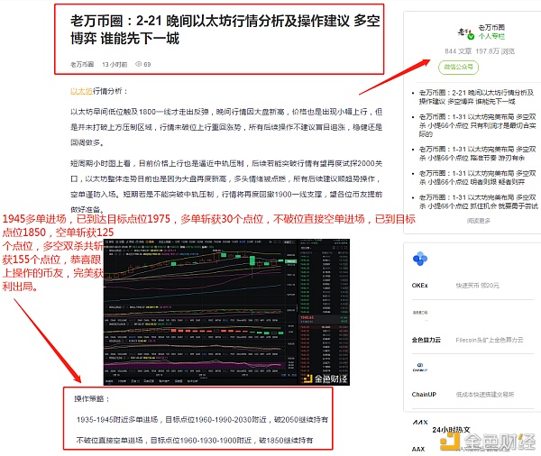 老万币圈：2-22以太坊精准构造多空双杀斩获155个点位带你转亏为赢不是坚苦