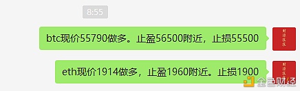 55790做多BTC多单获利颇丰