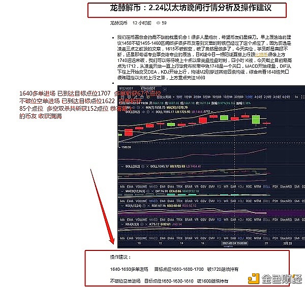 龙赫讲币：2-25以太坊精准构造多空双杀获利152点位犹豫是自己最大的阻碍