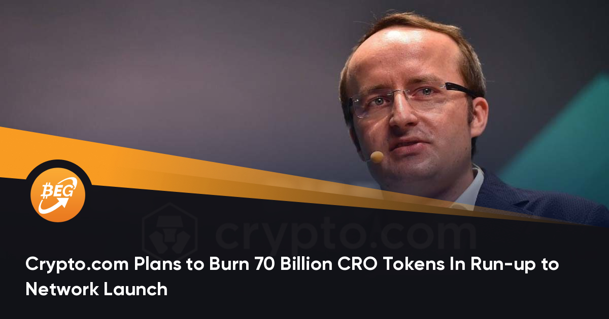 Crypto.com规划在启动网络之前筹办烧掉700亿个CRO令牌