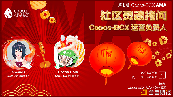 Cocos-BCX2021开年首秀AMA100白名单+糖果等你来抢