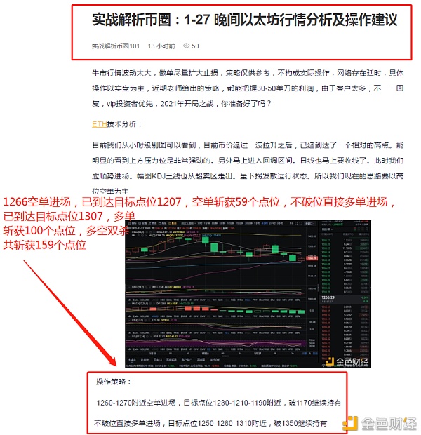 实战理会币圈：1-28以太坊多空机关完美赢利159个点位行情来了你挡都挡不住