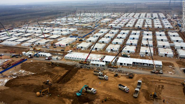中国正在建立一个复杂的COVID隔离营地，，但是如果它们不再处于危险之中，为什