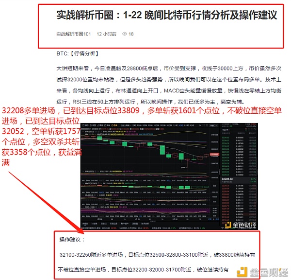 实战剖析币圈：1-23比特币多空构造斩获3358个点位唯有心静如水方能气贯长虹