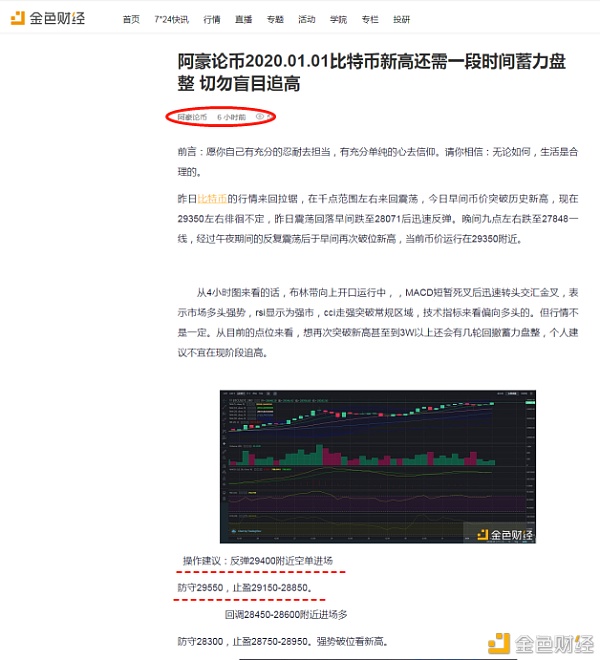 阿豪论币：新年首单完美止盈恭喜跟上的斩获500点利润