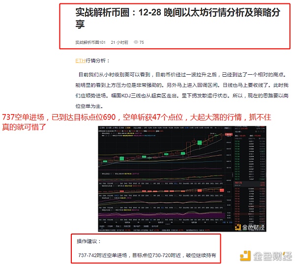 实战剖析币圈12-29以太坊完美构造空单斩获47个点位愿做币圈孔明草船借箭无往