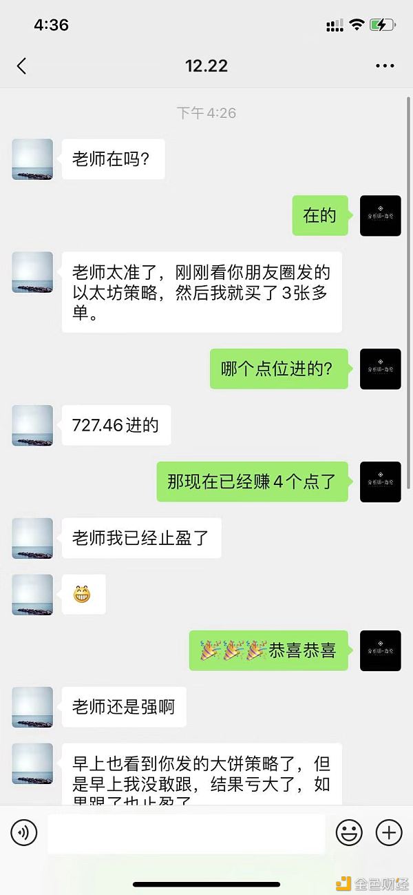 阐发师-海伦：12.28恭喜这位新币友跟上战略并获利离场