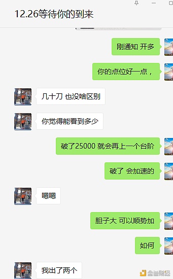 余勋论币12.27比特币止盈通知23850-23900激进开多再次拿下千点大肉