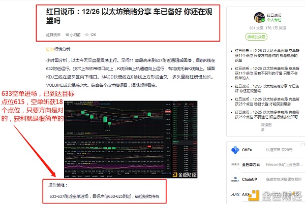 红日说币：12-26以太坊完美构造空单斩获18个点位唯有心静如水方能气贯长虹