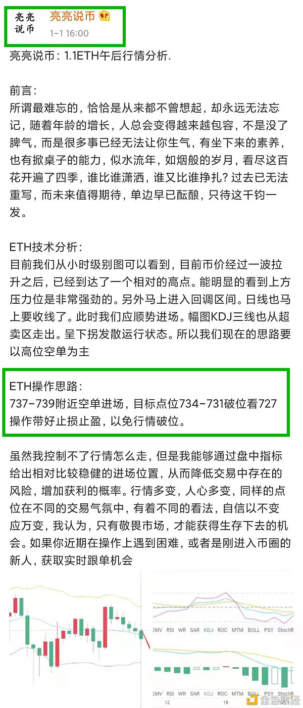 亮亮说币：1.1ETH午后瞬间止盈通知.