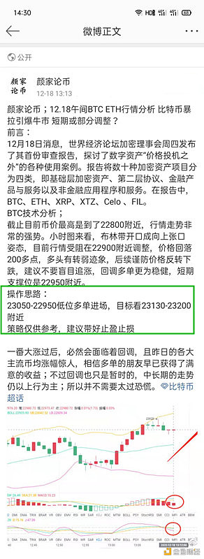 颜家论币：12/18BTC恭喜跟上的币友完美获利